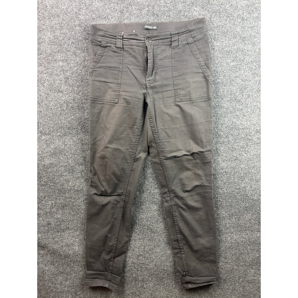 Toad&Co Mission Ridge Pants Womens Size 6 Charcoal‎ Grey Organic Cotton Tencel